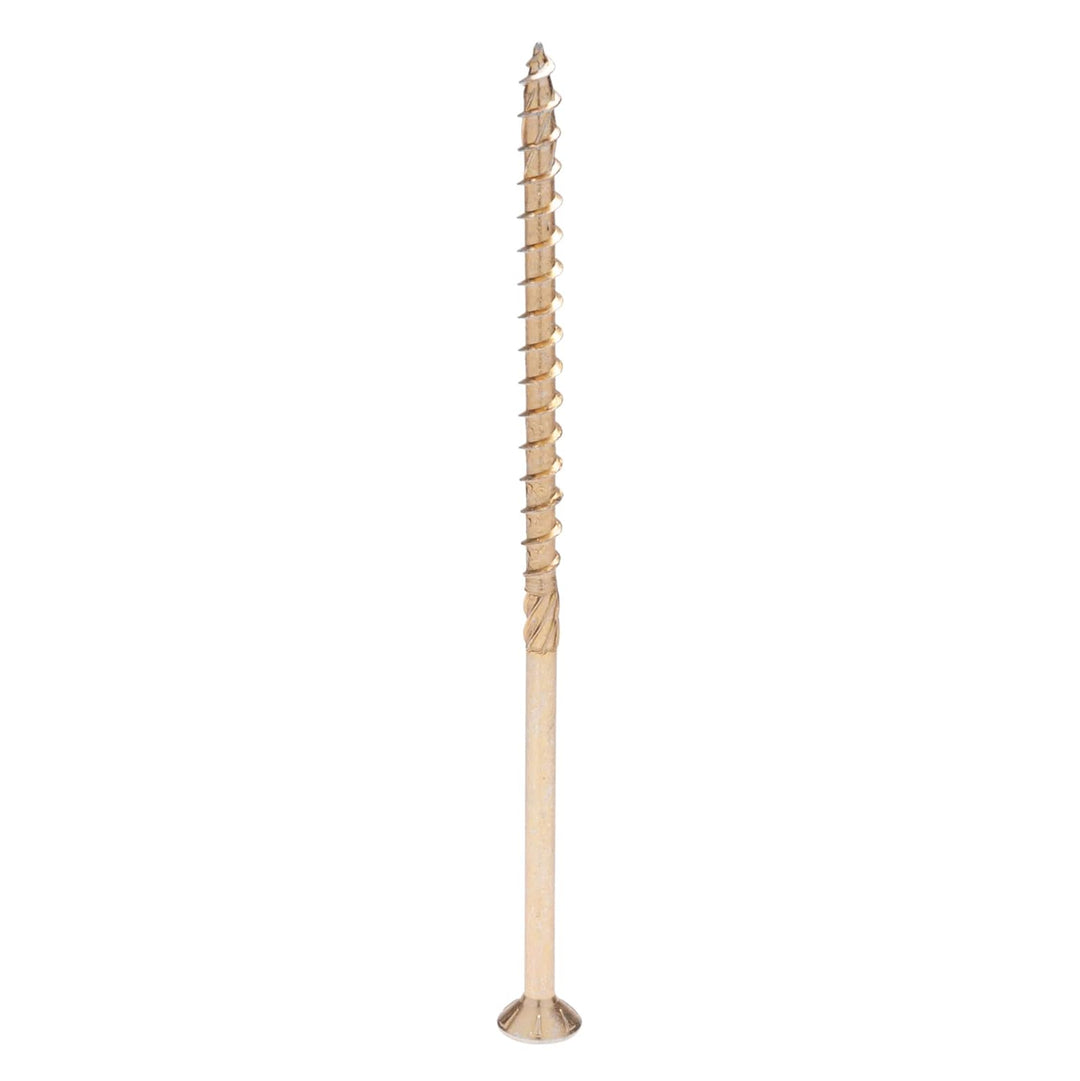 Holzschrauben Flachkopf von Keple 8mm x 120 mm- Selbstschneidende Torx-Schrauben für Holz & Bahnschw