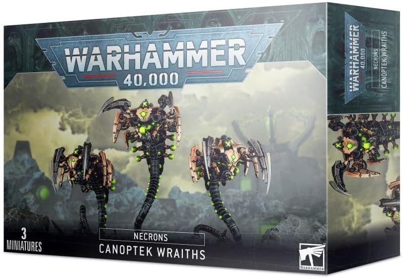 Warhammer 40K Necrons Canoptek Wraiths, Grau