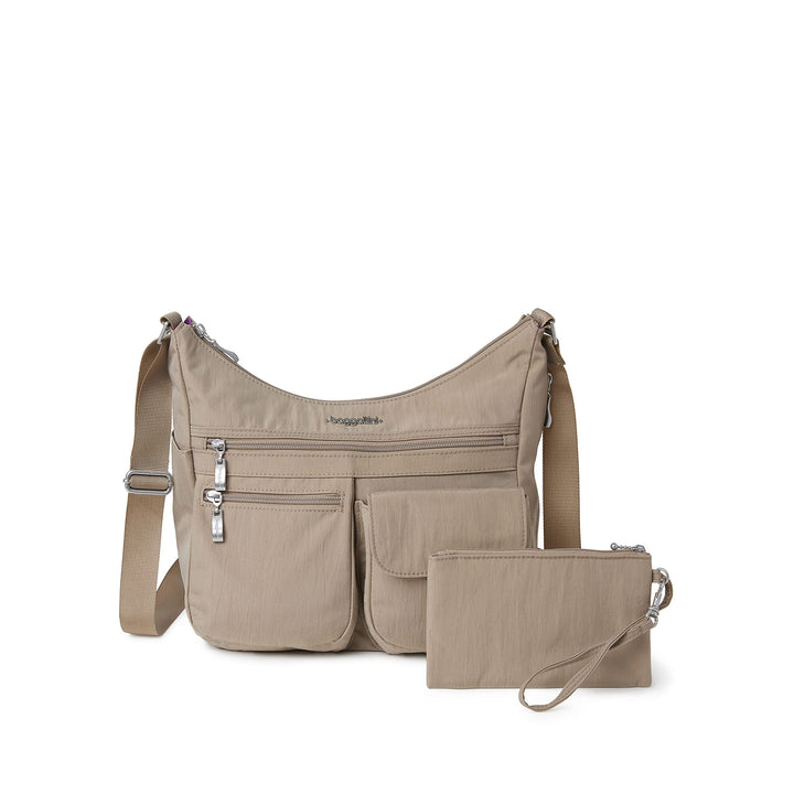Baggallini Damen Everywhere bagg with überall Tasche mit RFID Einheitsgrösse Strand, Einheitsgrösse