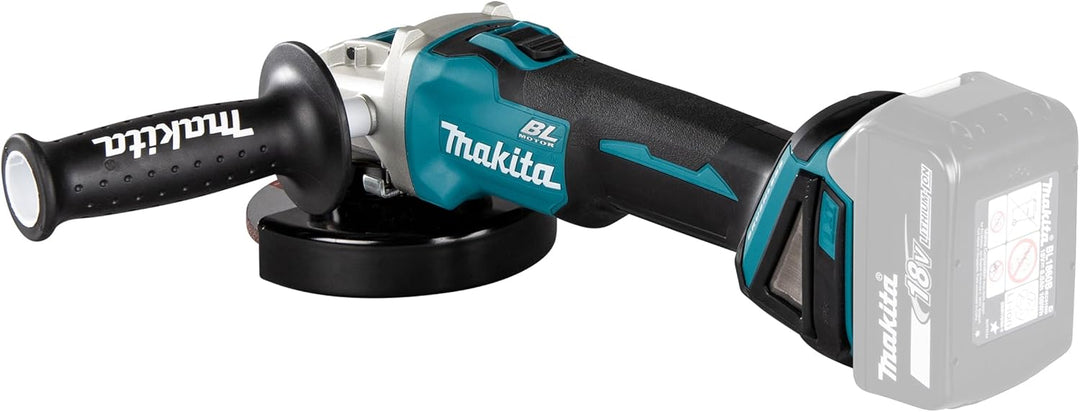 Makita DGA521ZX1 Akku-Winkelschleifer 18V mit Schiebeschalter (ohne Akku, ohne Ladegerät)