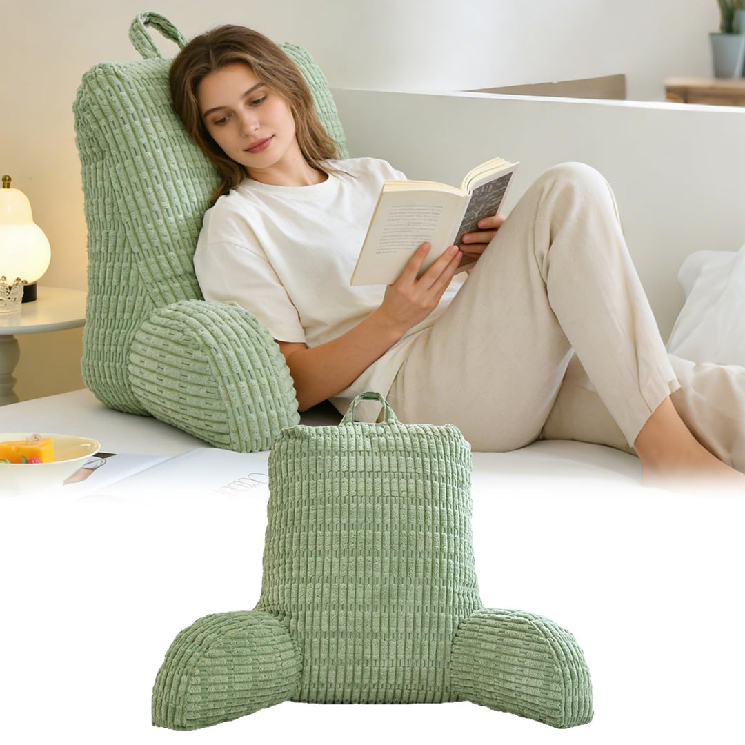 Lesekissen für Bett Und Sofa, Erwachsenensofa mit Rückenlehnenkissen, Sitzkissen mit Armlehne, Rücke