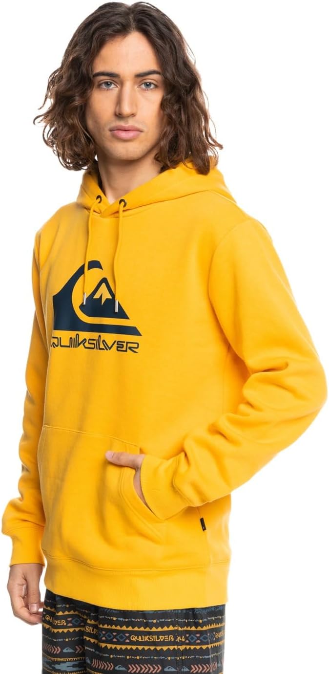 Quiksilver Herren Big Logo Sweatshirt (1er Pack) S Golden Rod, S Golden Rod