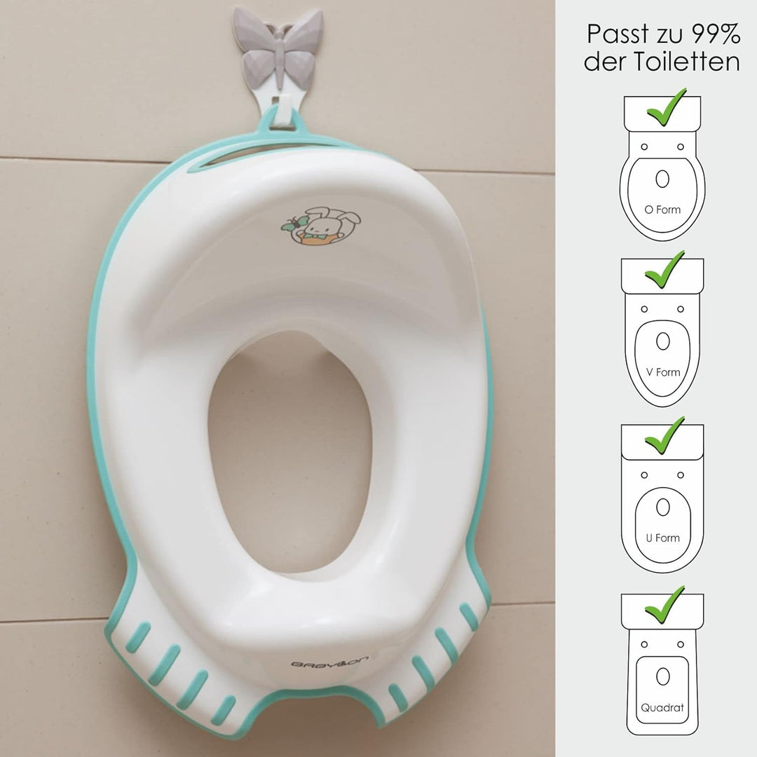 BABYLON Flipper Klodeckel Toilettensitz für Kinder Anti-Rutsch Ergonomisch. Baby toilettentrainer mi