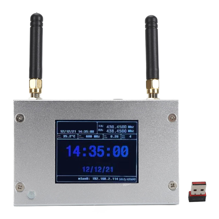 MMDVM Duplex-Hotspot-Board, Digitales Multi-Modem-Sprachmodem, Aluminiumgehäuse, Farbiges OLED-Displ