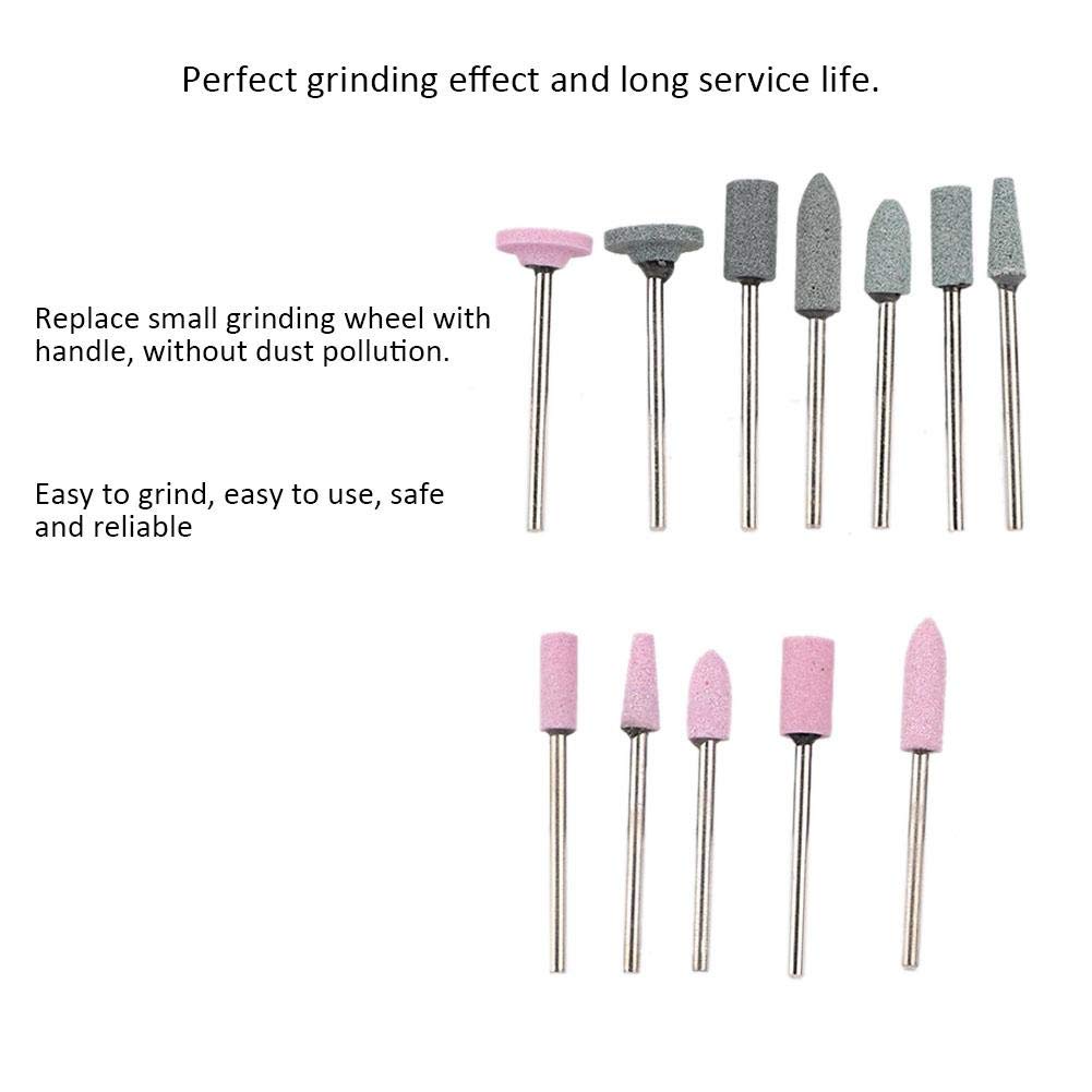 100Pcs Schleifkörper Schleifkopf, Nagelfräser Bits, Berufsnagel Bohrer Stellten Maniküre Pediküre Na