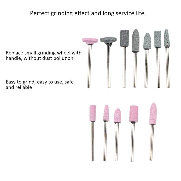 100Pcs Schleifkörper Schleifkopf, Nagelfräser Bits, Berufsnagel Bohrer Stellten Maniküre Pediküre Na