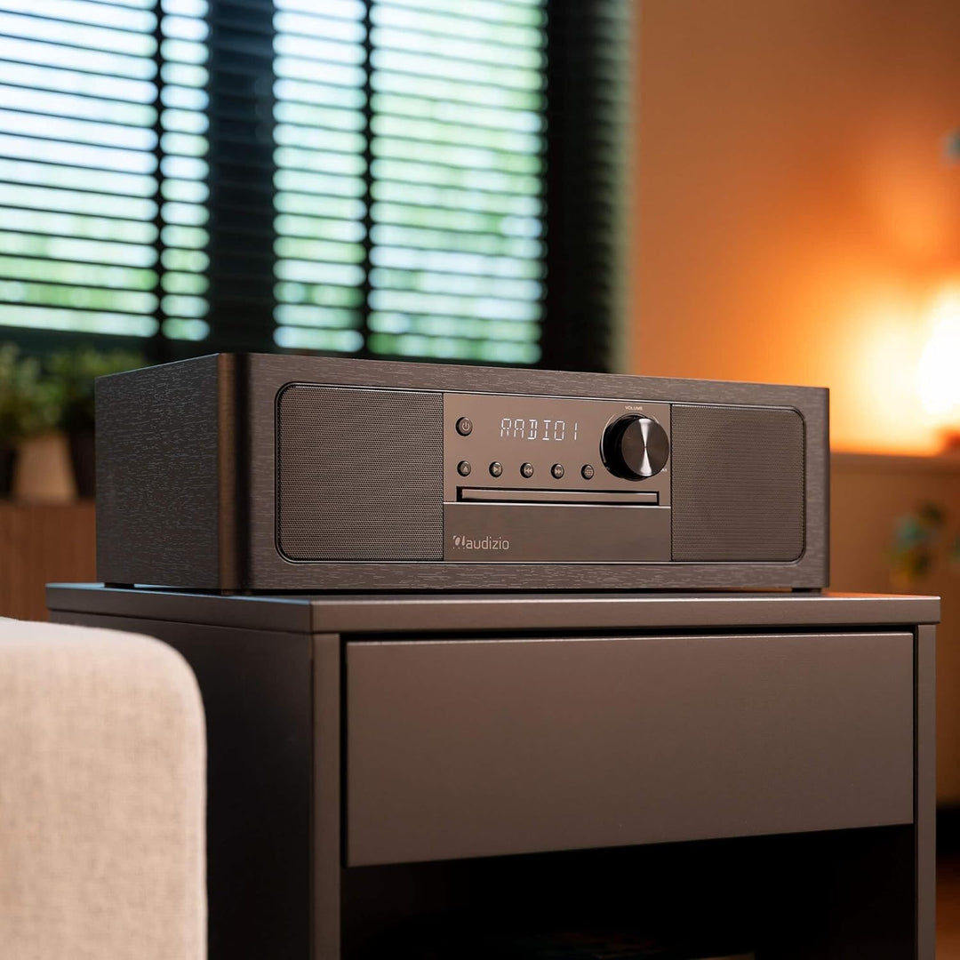 Audizio Lunata - DAB Radio mit CD Player, 100W Stereoanlage mit CD & Bluetooth 5.3 - Musikanlage mit