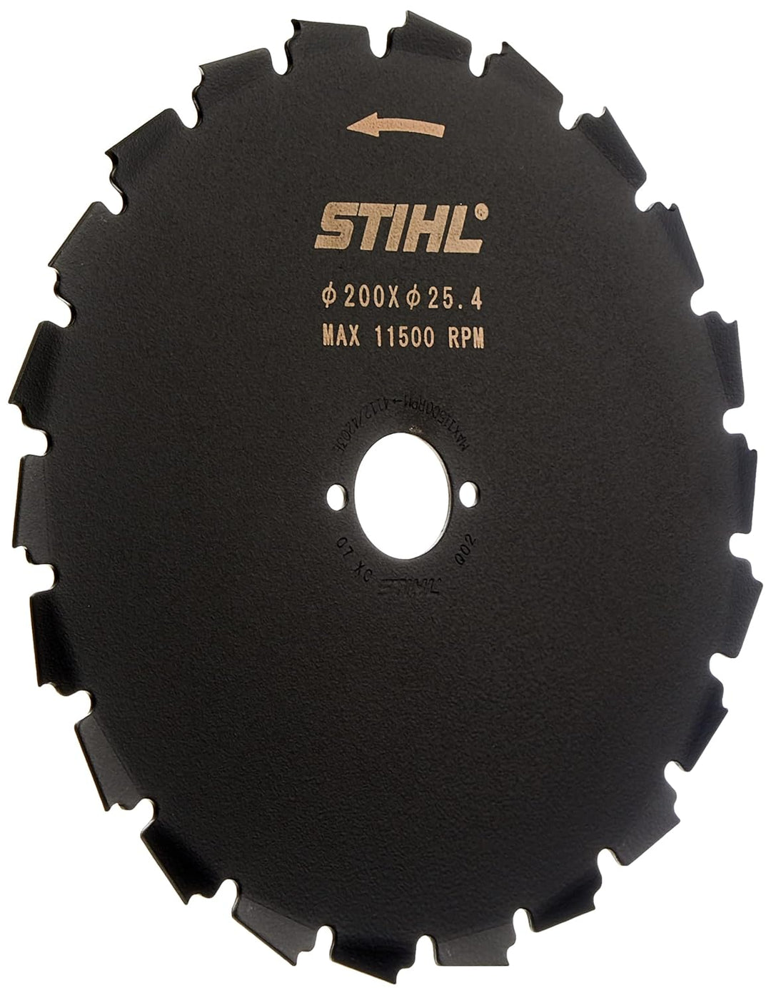 STIHL 41127134203 Meisselzahn-Sägeblatt aus Hartmetall 22 Zähne, Durchmesser: 20cm