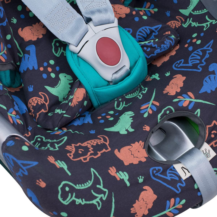 JYOKO Kids Bezug für Autositz kompatibel mit Cybex Aton Cloud- Q-M-2-4-5, aus Baumwolle (Aton Q, Hap