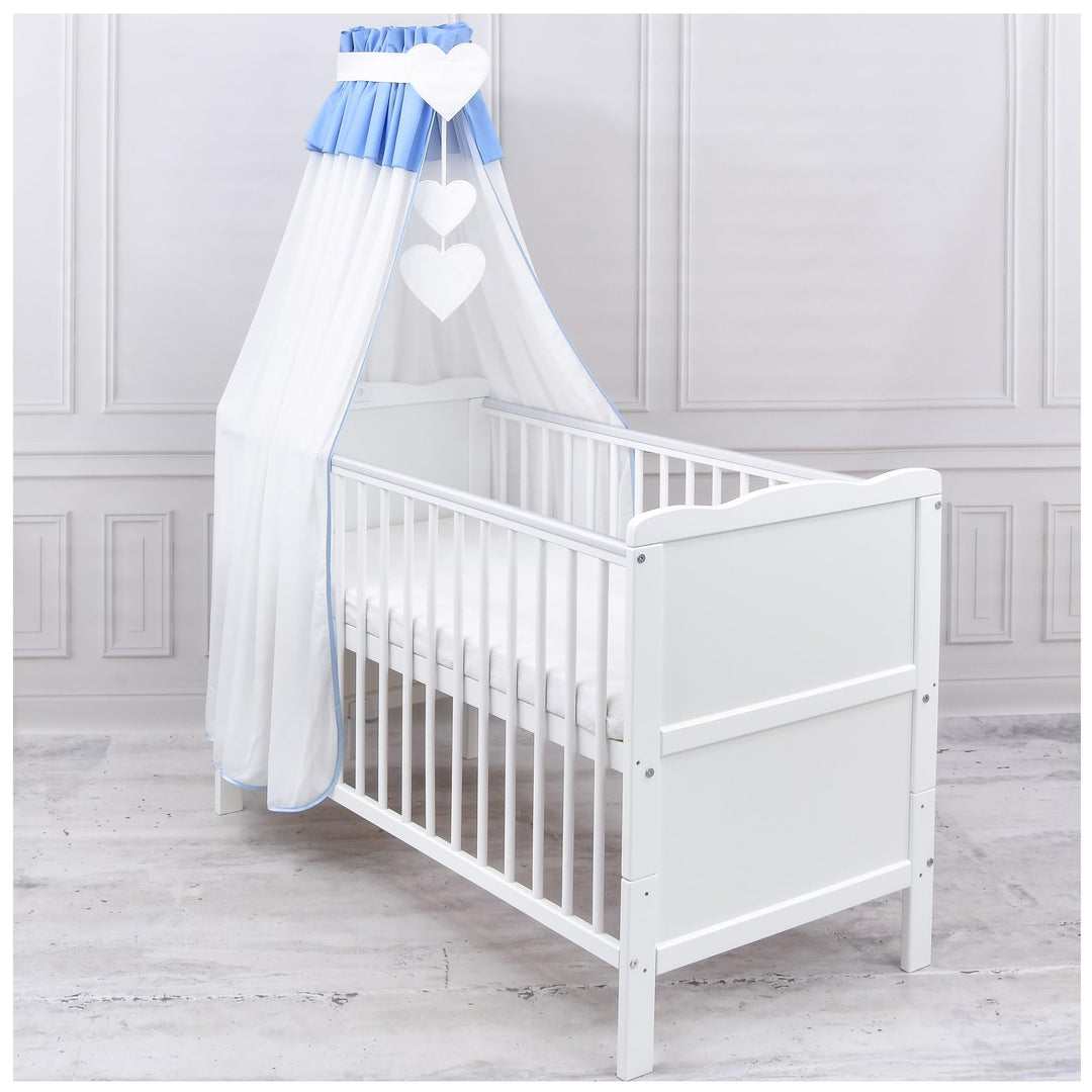 Generisch Baby Delux Babybett Himmel Betthimmel Chiffon Baumwolle Verlauf Baldachin für Babybett Kin