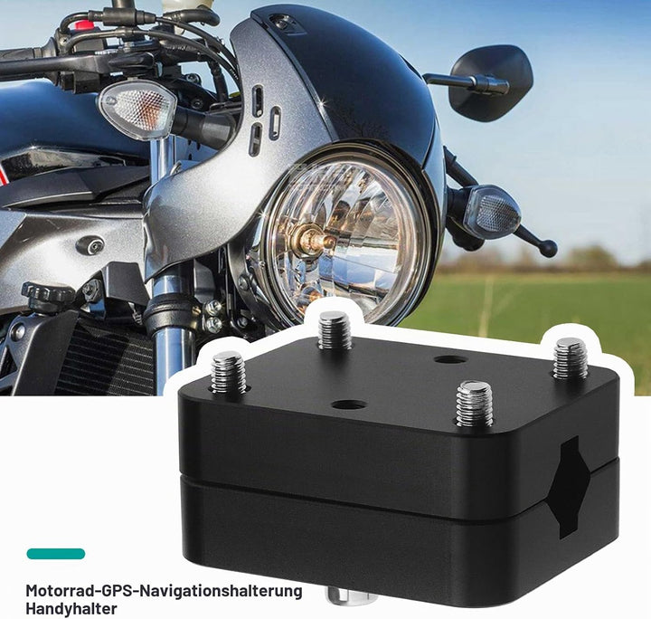eMagTech Motorrad-GPS-Navigationshalterung Motorradhalterung 12 Bis 16 Mm Durchmesser Handyhalterung