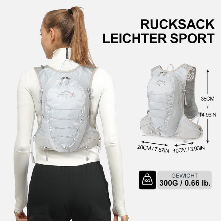 Laufrucksack, 5L Leichter Trinkbeutel, geeignet für Outdoor-Wandern, Radwettbewerb, Bergsteiger-Trin