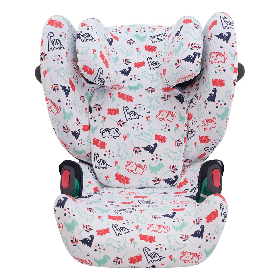 JYOKO KIDS Bezug Kompatibel mit Cybex Pallas G I-SIZE (Bezug Pallas G, DINO PARTY) Bezug Pallas G DI