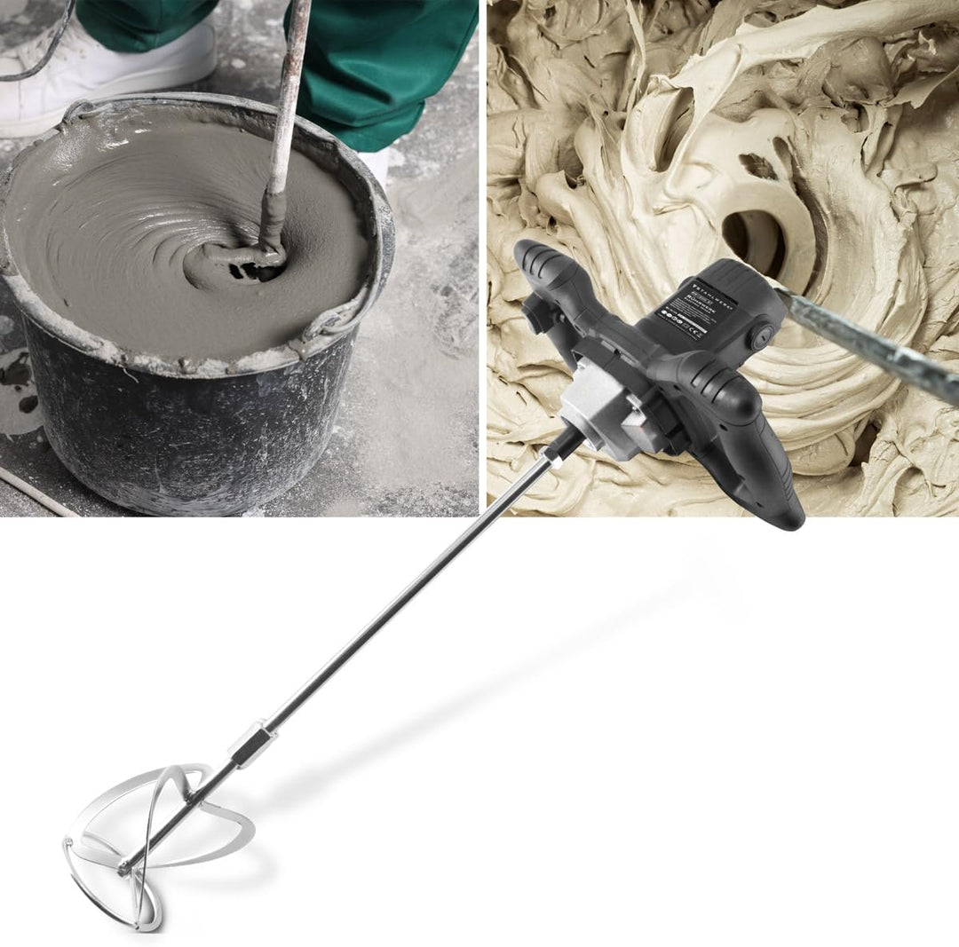 STAHLWERK Rührwerk RW-1200 ST mit 1.200 W und 850 U/min elektrischer Mörtelrührer | Mörtelmischer |