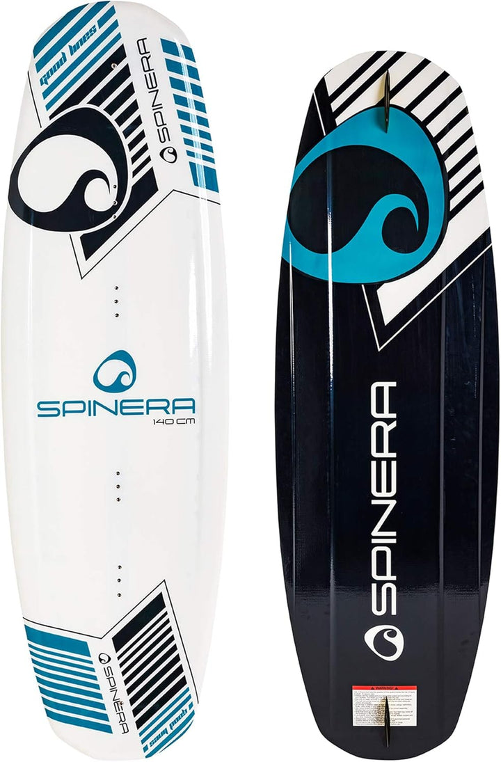 SPINERA Good Lines Wakeboard Set - Wakeboard mit 3 Stage Rocker und Einstellbarer Bindung