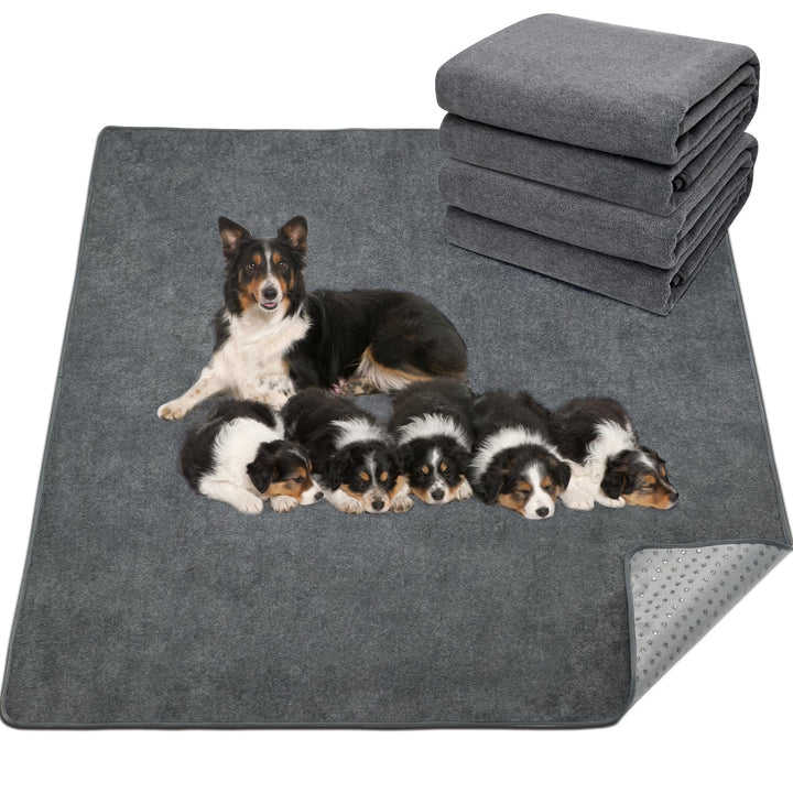 2er-Pack Waschbare Welpen Unterlagen Puppy Training Pads, 150 x 90 cm schnell absorbierende Haustier