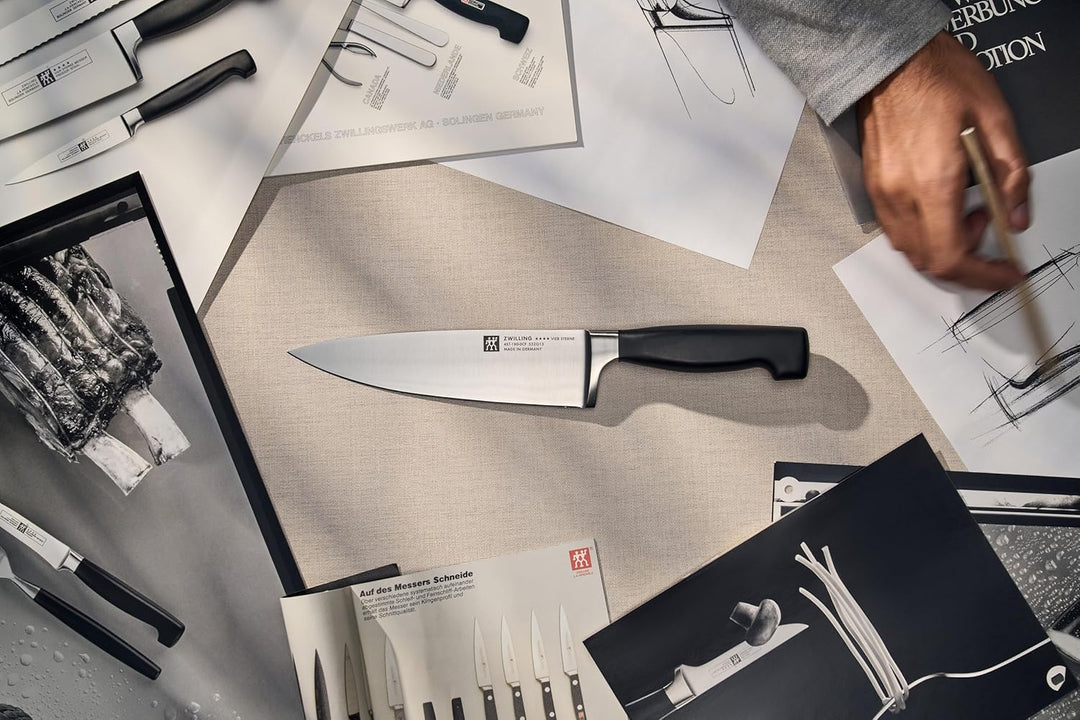 Zwilling Kochmesser 40 Jahre Vier Sterne Special Edition 18 cm Silber Rostfreier Spezialstahl, Zwill