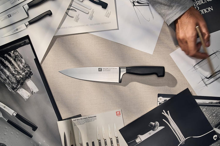 Zwilling Kochmesser 40 Jahre Vier Sterne Special Edition 18 cm Silber Rostfreier Spezialstahl, Zwill