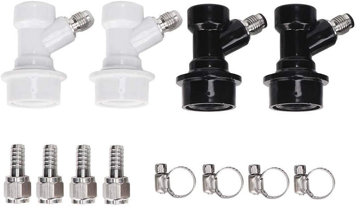 Keg Anschluss Plastic Ball Lock, MAGT 4PCS-Ball-Lock-Anschluss Keg-Armatur Wein Bier Making Home Bre