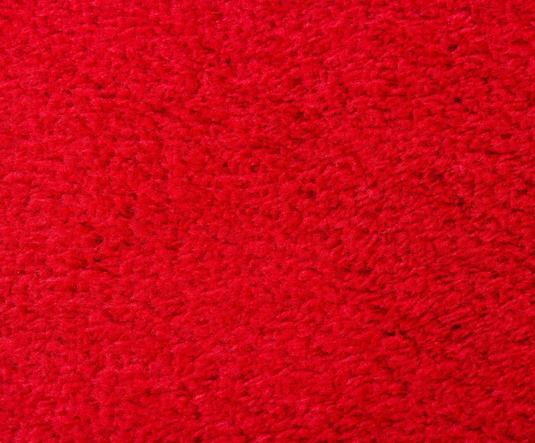 Gözze - Premium Rutschfester Badteppich, RIO, 100% Microfaser, 60 x 100 cm - Rot 60 x 100 cm ohne Au