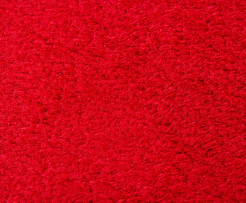 Gözze - Premium Rutschfester Badteppich, RIO, 100% Microfaser, 60 x 100 cm - Rot 60 x 100 cm ohne Au