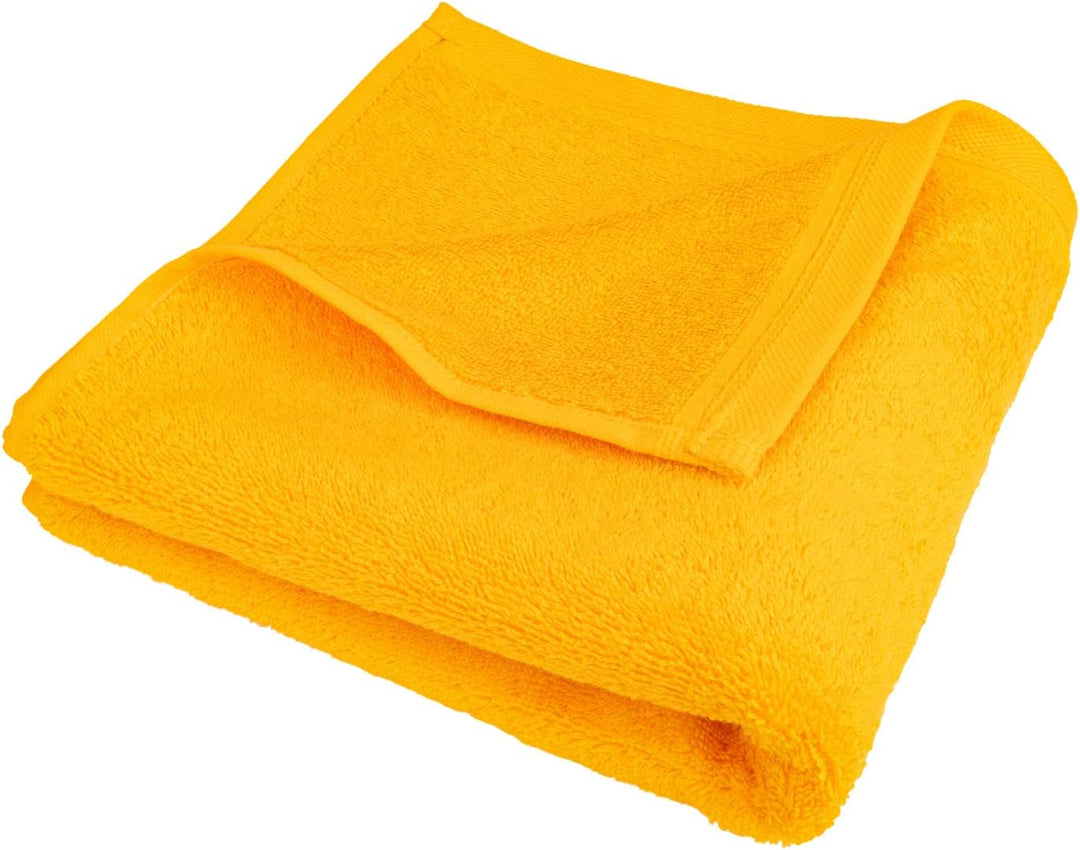Traumschloss Badetuch »Frottier-Line« 100% Baumwolle | flauschig weich, Farbe:gelb, Grösse:100x150 1