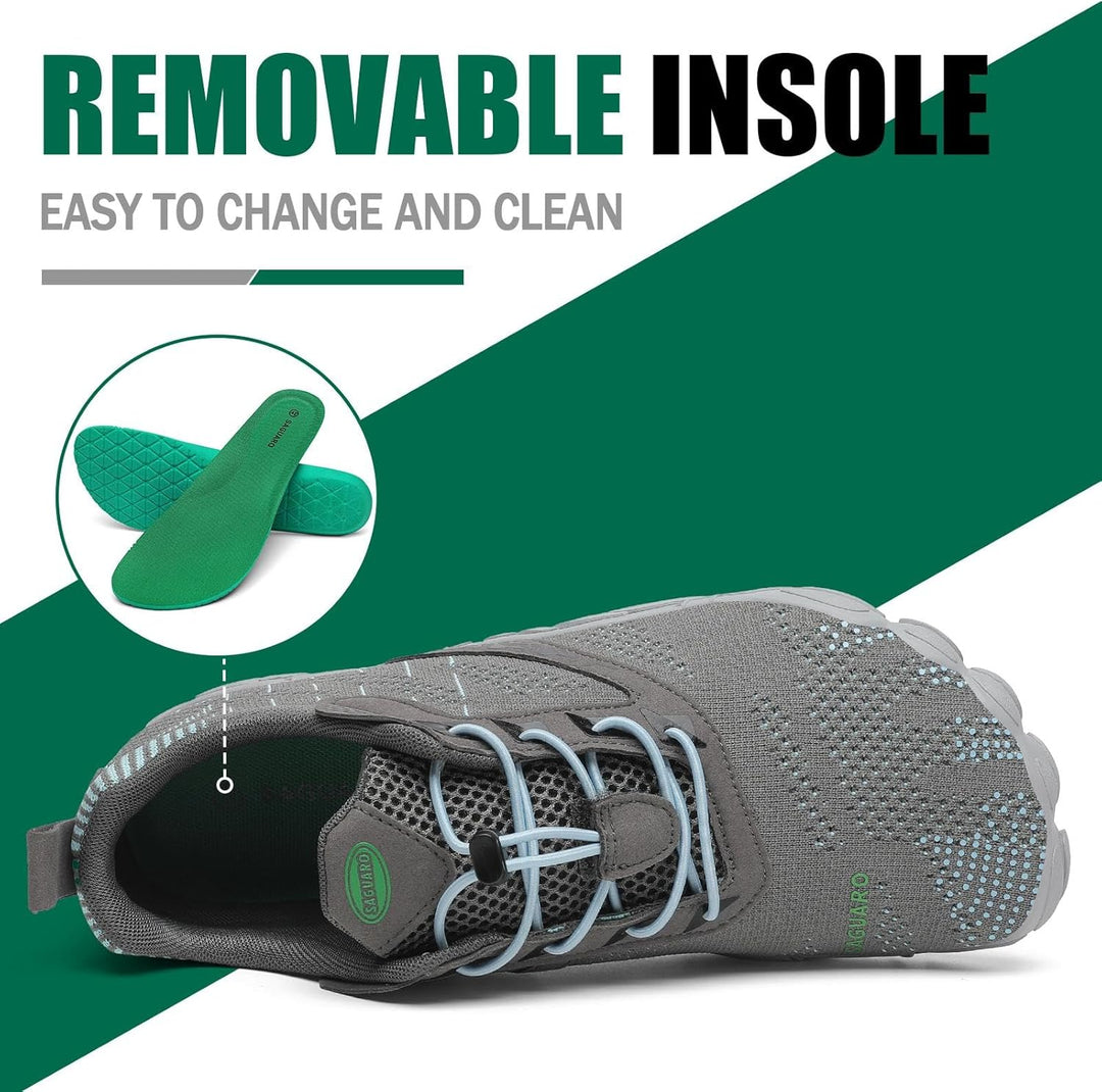 SAGUARO Barfussschuhe Herren Barfussschuhe Damen Barfuss Schuhe Zehenschuhe Outdoor Fitnessschuhe ru