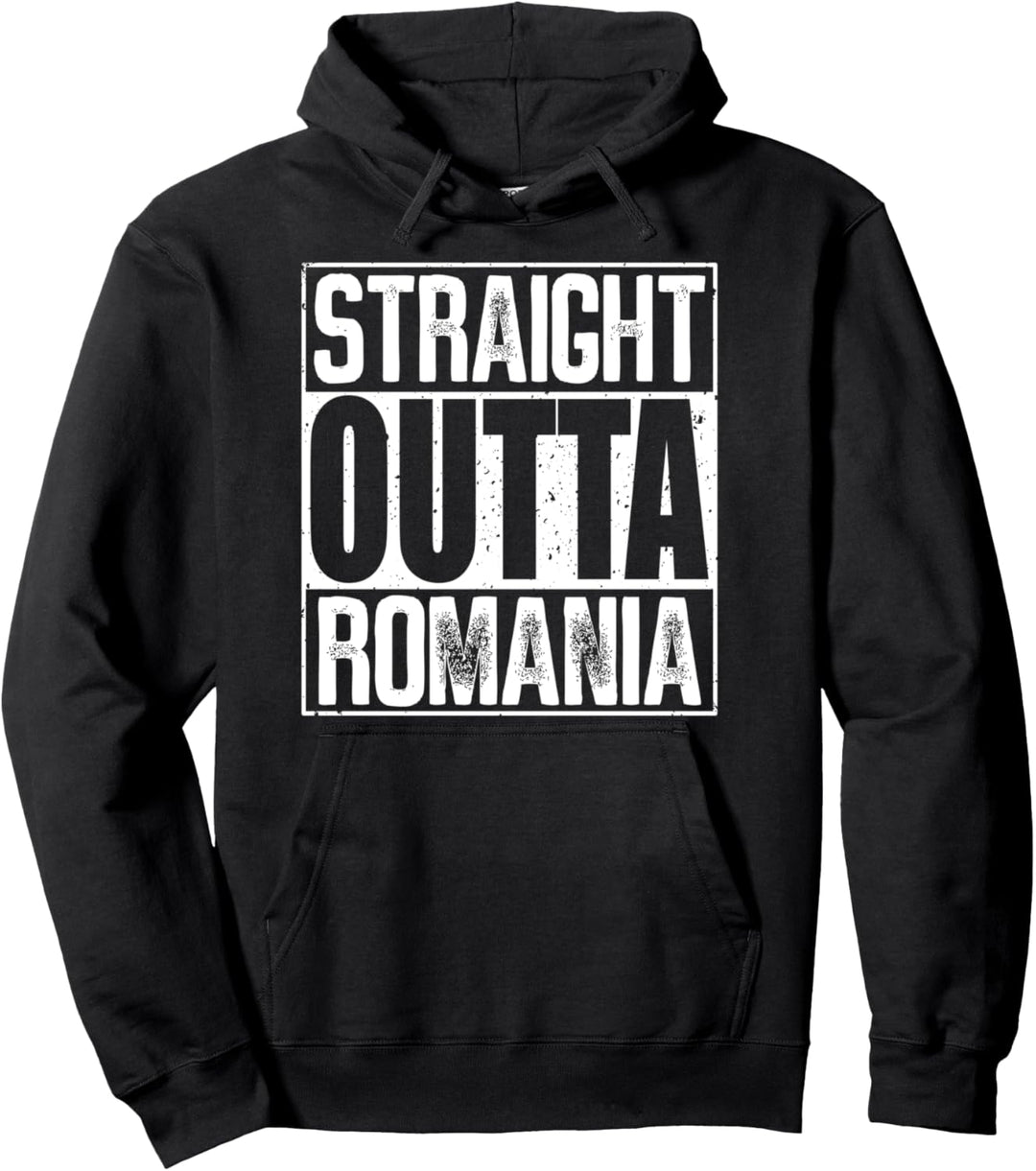 Straight Outta Romania Pullover Hoodie