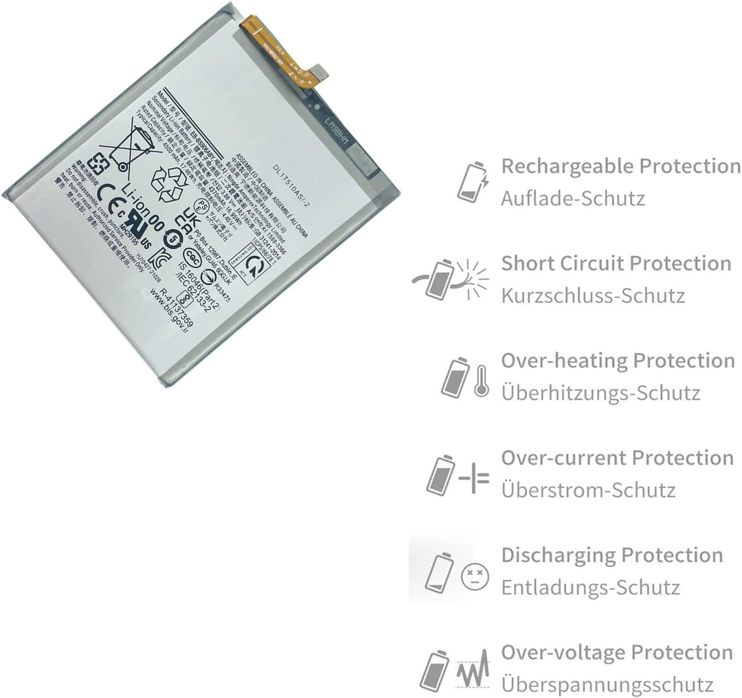 Aousavo EB-BS906ABY ersatz akku Kompatibel mit Galaxy S22 Plus