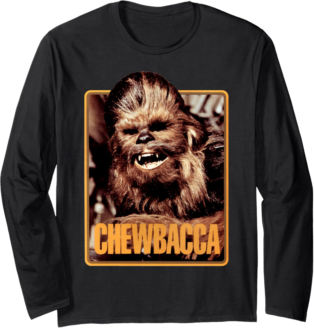 Star Wars Chewbacca Screaming Portrait Langarmshirt