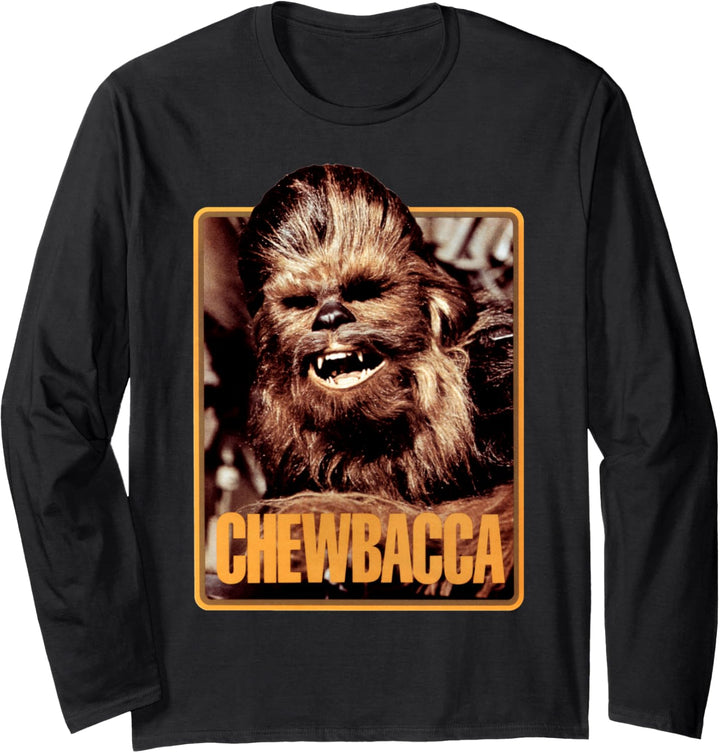 Star Wars Chewbacca Screaming Portrait Langarmshirt