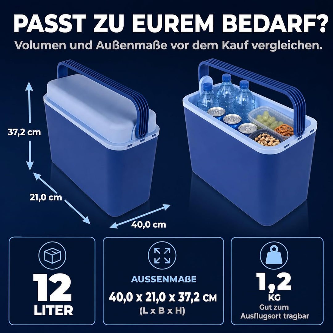 Kühlbox Coolbox Thermobox Picknick Camping 12Liter Warmhaltebox
