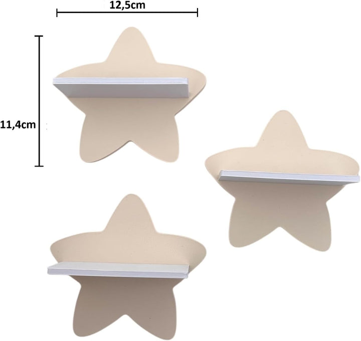 Mini Stern-3er-Set kompatibel für Toniefiguren, Tonieregal Toniebox Tonie Erweiterung - Erweiterungs