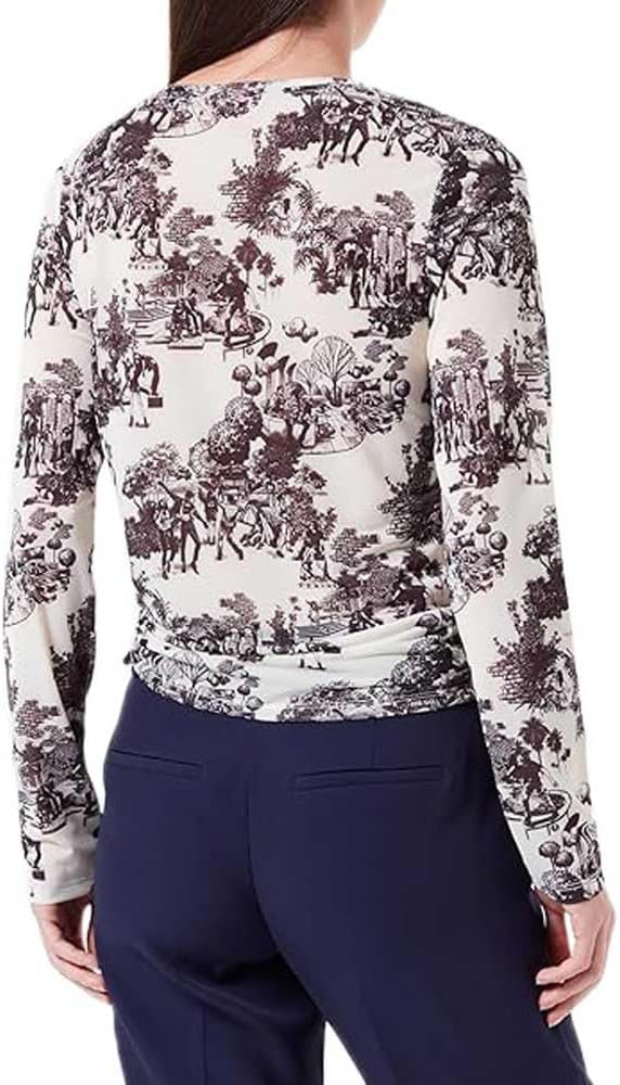 HUGO Damen Dafuxia Jersey Top XS Open Miscellaneous980, XS Open Miscellaneous980