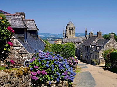 CALVENDO Puzzle Rue Saint-Maurice in Locronan 1000 Teile Lege-Grösse 64 x 48 cm Foto-Puzzle Bild von