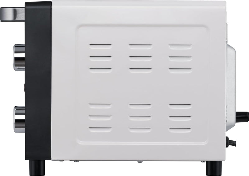 Steba Mini-Backofen mit 9 Liter Volumen, Pizzatiefe bis Ø 22 cm, Doppel-Glastür, Ober- und Unterhitz