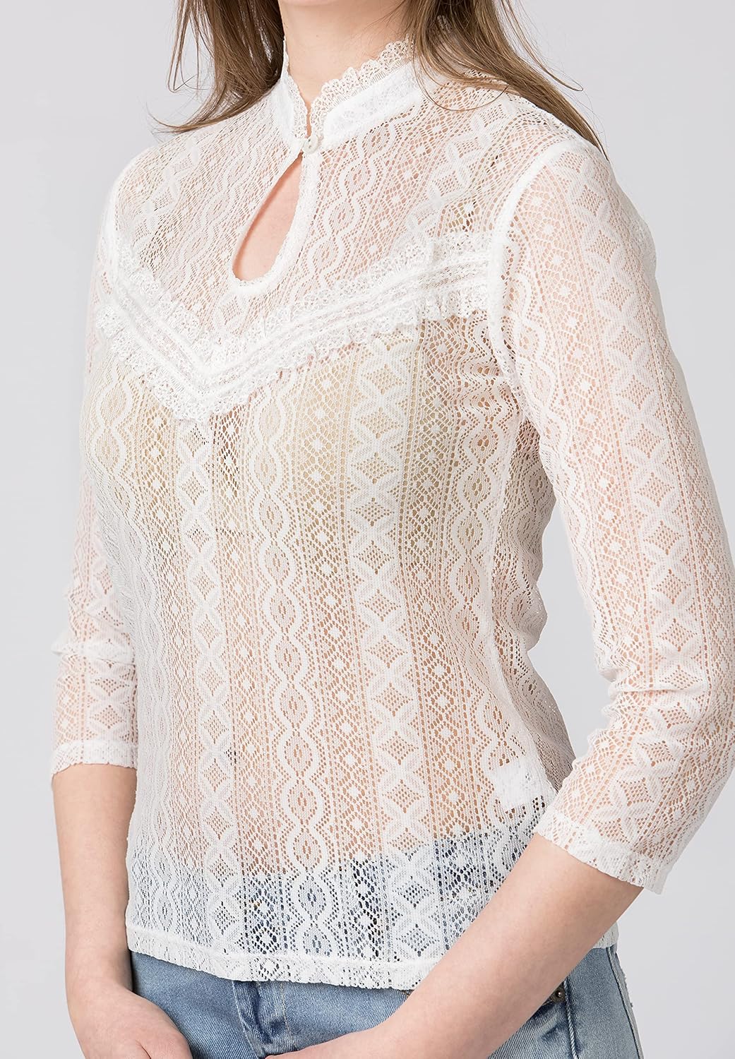 Stockerpoint Damen Nediva Bluse XS Creme, XS Creme