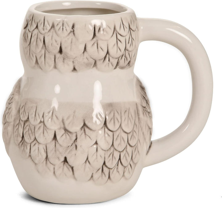 Elbenwald Harry Potter Hedwig 3D Collection Teelichthalter 10,1 x 14 x 9 cm Keramik weiss Tasse, Tas