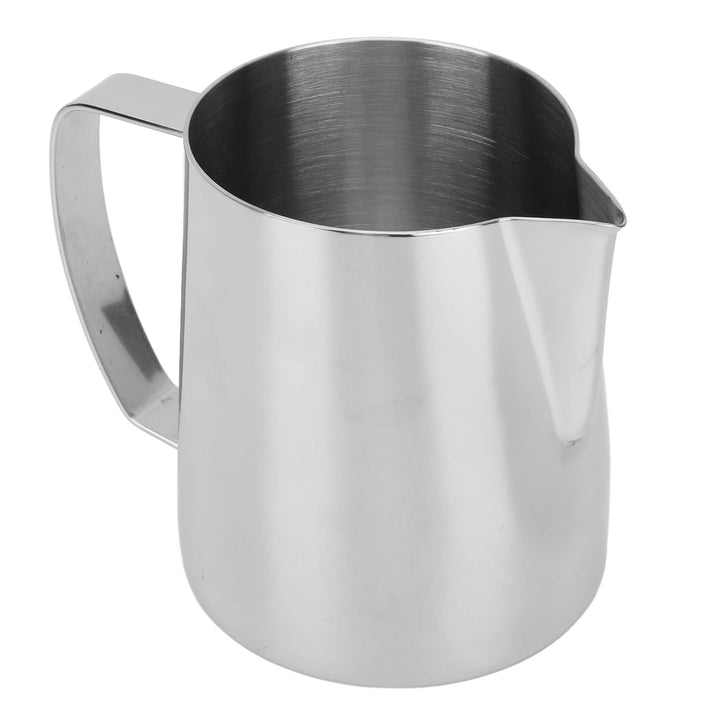 Milchaufschäumbecher aus Edelstahl, 700 Ml, Langlebiger Dampfkrug für Latte-Art-Enthusiasten (Edelst