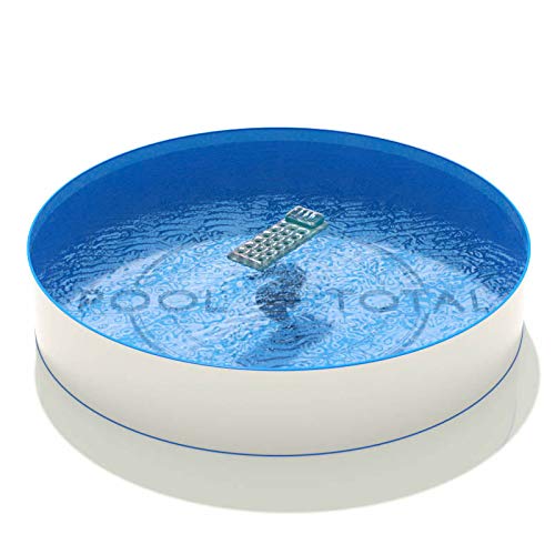 POOL Total Stahlwandbecken/Stahlrahmenpool Ø5,50 x 1,35m Innenhülle 0,8mm Blau, &amp;