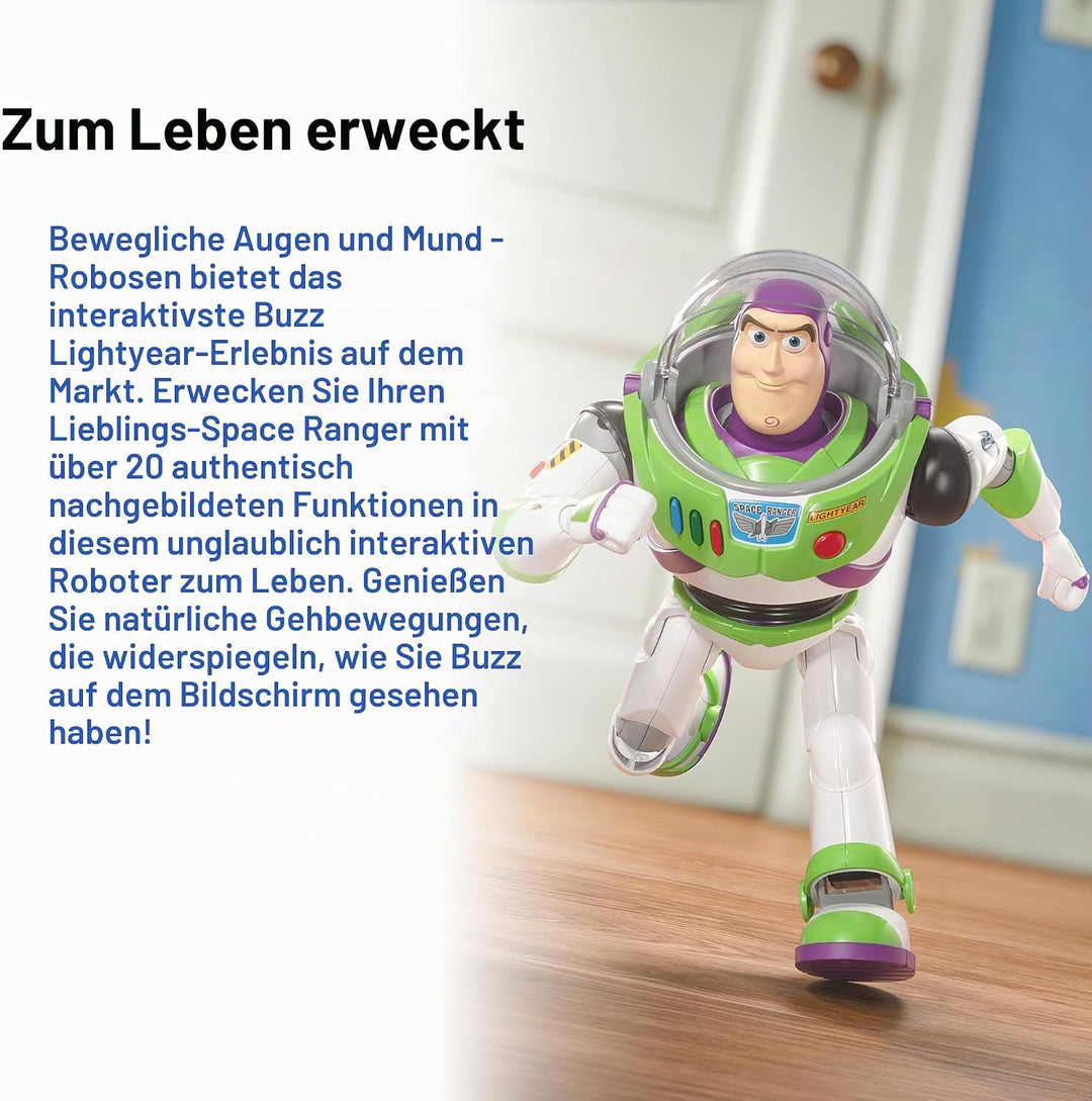 Robosen Buzz Lightyear Interaktiver Roboter – Sprach- &amp; App-gesteuertes Spielzeug mit realistischen