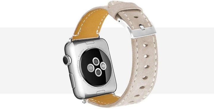 CoverKingz Leder Armband kompatibel mit Apple Watch Armband 42mm/44mm/45mm/49mm - Lederarmband für A