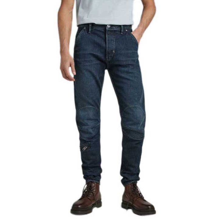 G-STAR RAW Herren Pilot 3D Slim Jeans 27W / 32L Blau (Worn in Deep Teal D20505-d164-d325), 27W / 32L