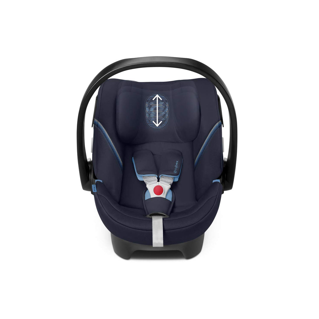 CYBEX Gold Babyschale Aton 5, Inkl. Neugeboreneneinlage, Ab Geburt bis ca. 18 Monate, Max. 13 kg, Ri