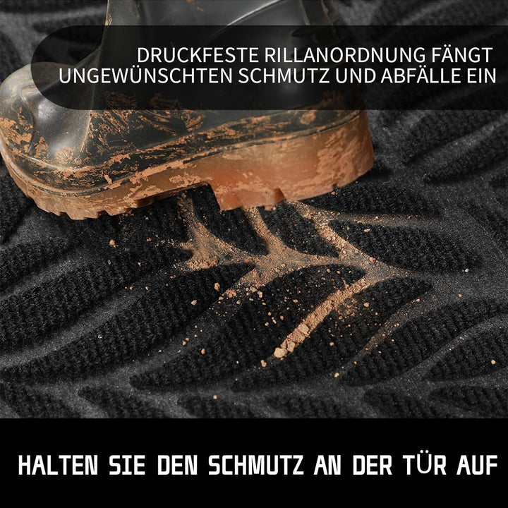 Yimobra Fussmatte, 120 x 80 cm, rutschfeste Sauberlaufmatte für draussen – Premium Fussmatte gegen S