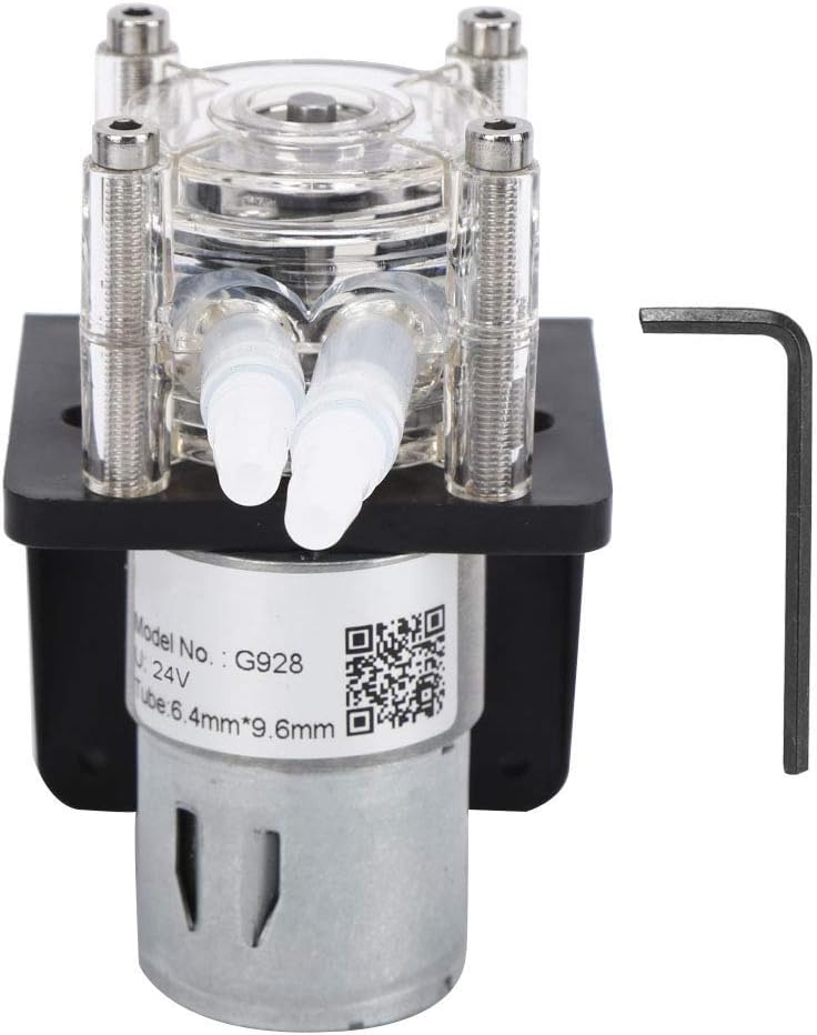 Oumefar 500 ml/m Dosierpumpe Getriebemotorlabor Schlauchpumpe Schlauchpumpe Drei-Rollen-Tropfdosierp
