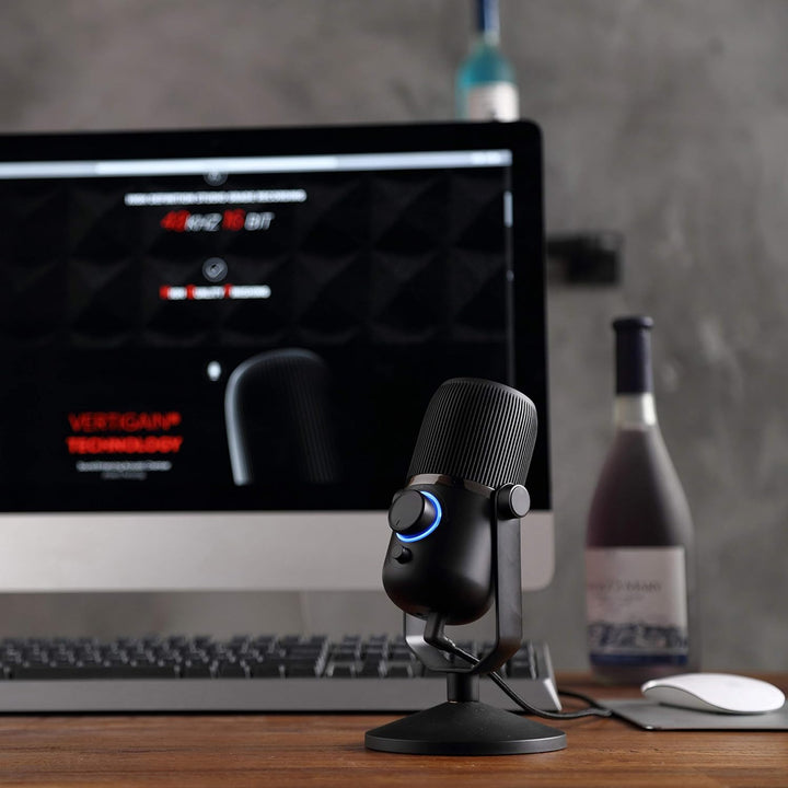 Thronmax Mdrill Zero Plus (M4PLUS ) Kondensator Mikrofon (Schwarz) für professionelle HD Aufnahmen (
