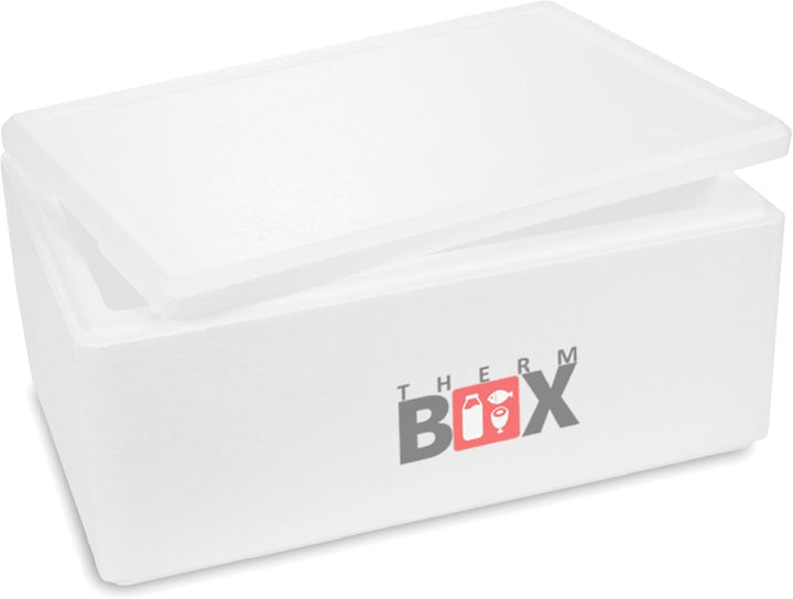 THERM BOX Styroporbox XL Verschiedene Grössen Volumen 24 bis 45L Isolierbox Thermobox Kühlbox Warmha
