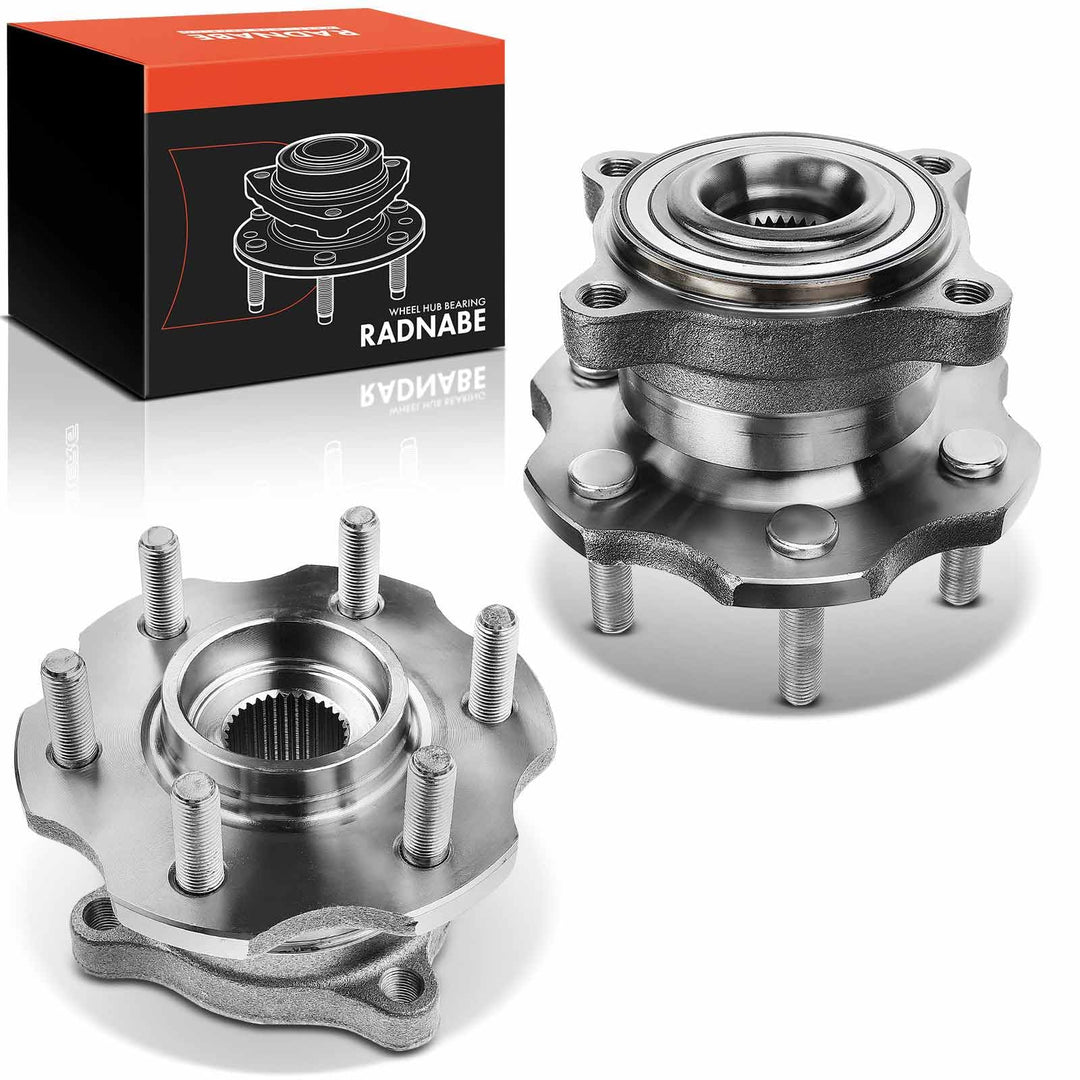Frankberg 2x Radnabe Radlagersatz Hinterachse für Pathfinder III R51 2.5L-4.0L 2005-2013 541003 Hint