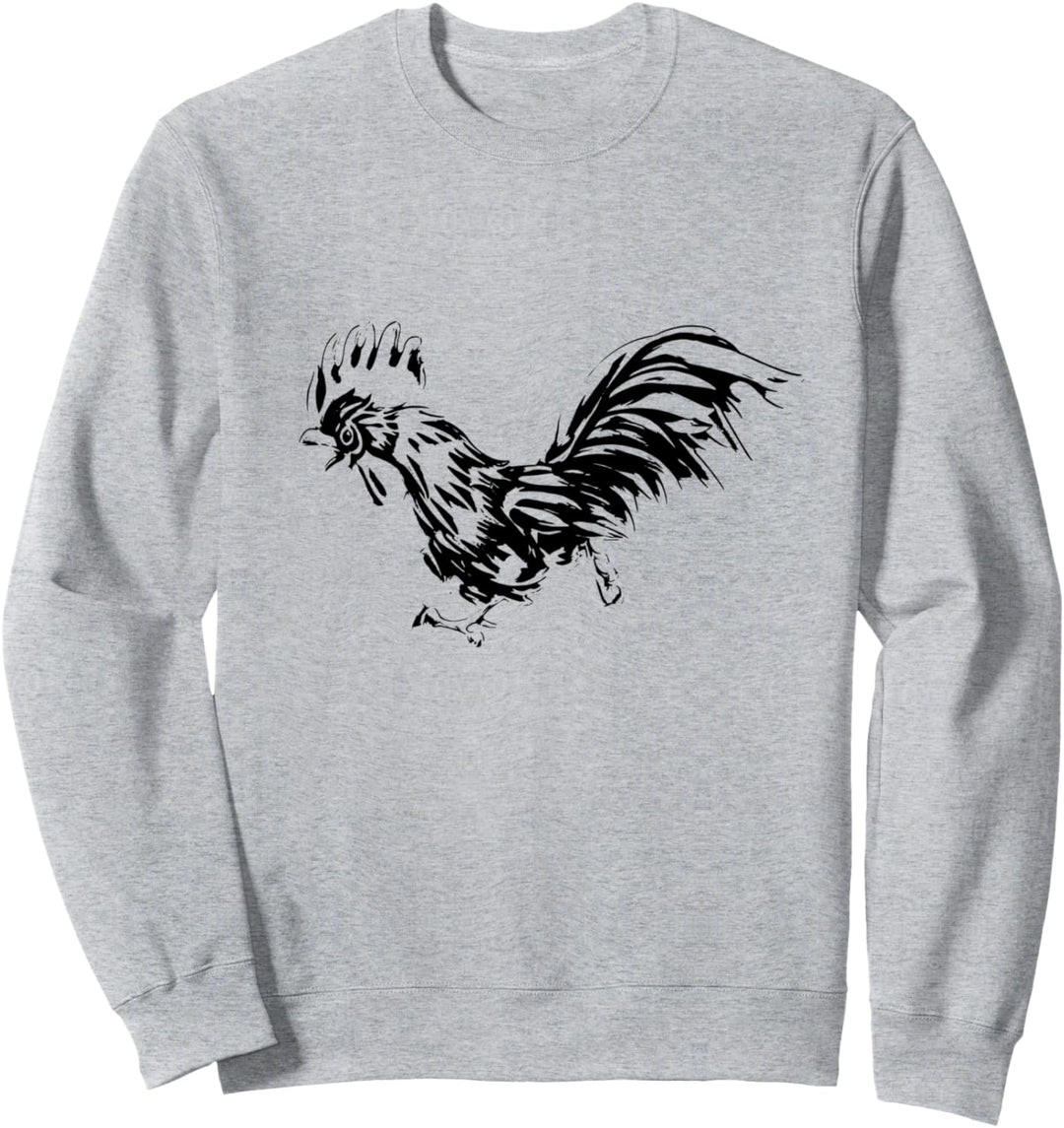 Hahn Huhn Landwirt Nutztiere Bauernhof Tiere Hühner Sweatshirt